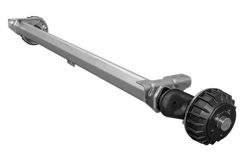 Gebremste achse 1500 - 1500, kg
