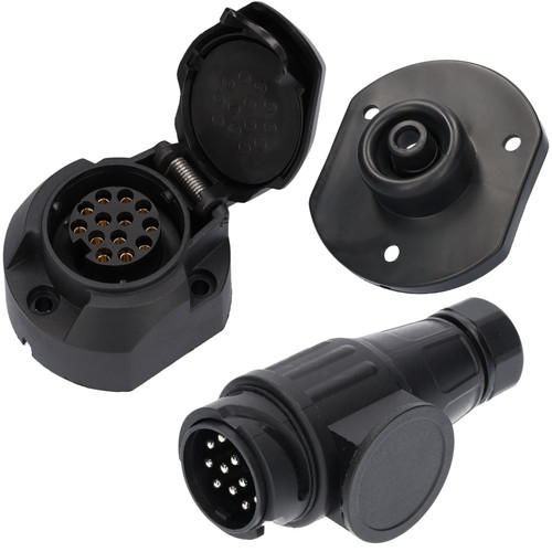 13polige steckdose stecker - steckdose,