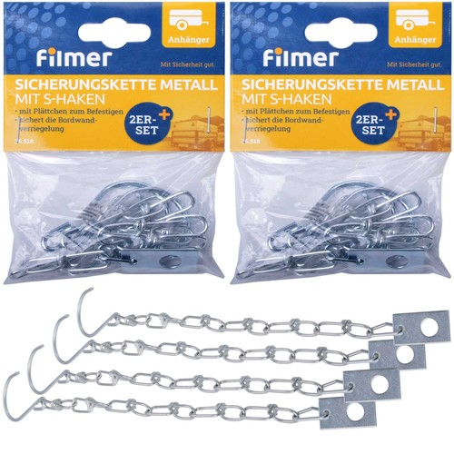 Sicherungskette 24cm mit - 4x,