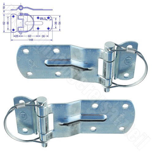 Spp türscharnier 02 115 - 2x,
