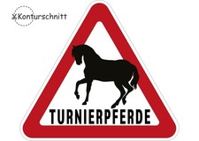 Aufkleber TURNIERPFERDE für