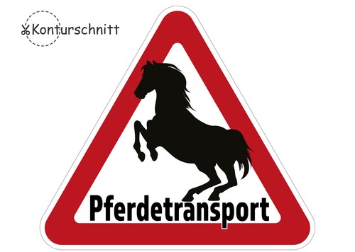 Aufkleber pferdetransport für - aufkleber,