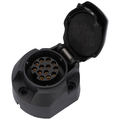 Polige anhängerdose 12v - polige,