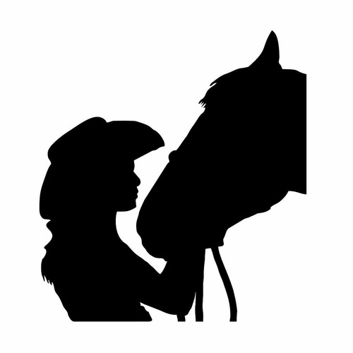 Frau mit pferd - frau,