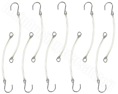 10x sicherungsschnur aus - sicherungsschnur, pvc